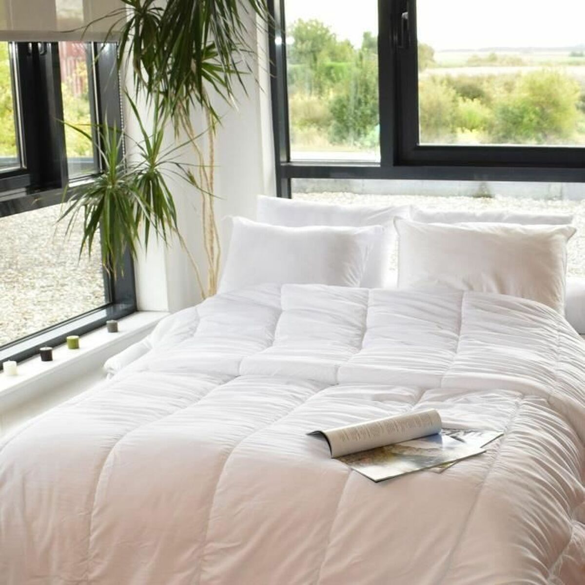 Edredón Blanco 250 g/m² 220 x 240 cm