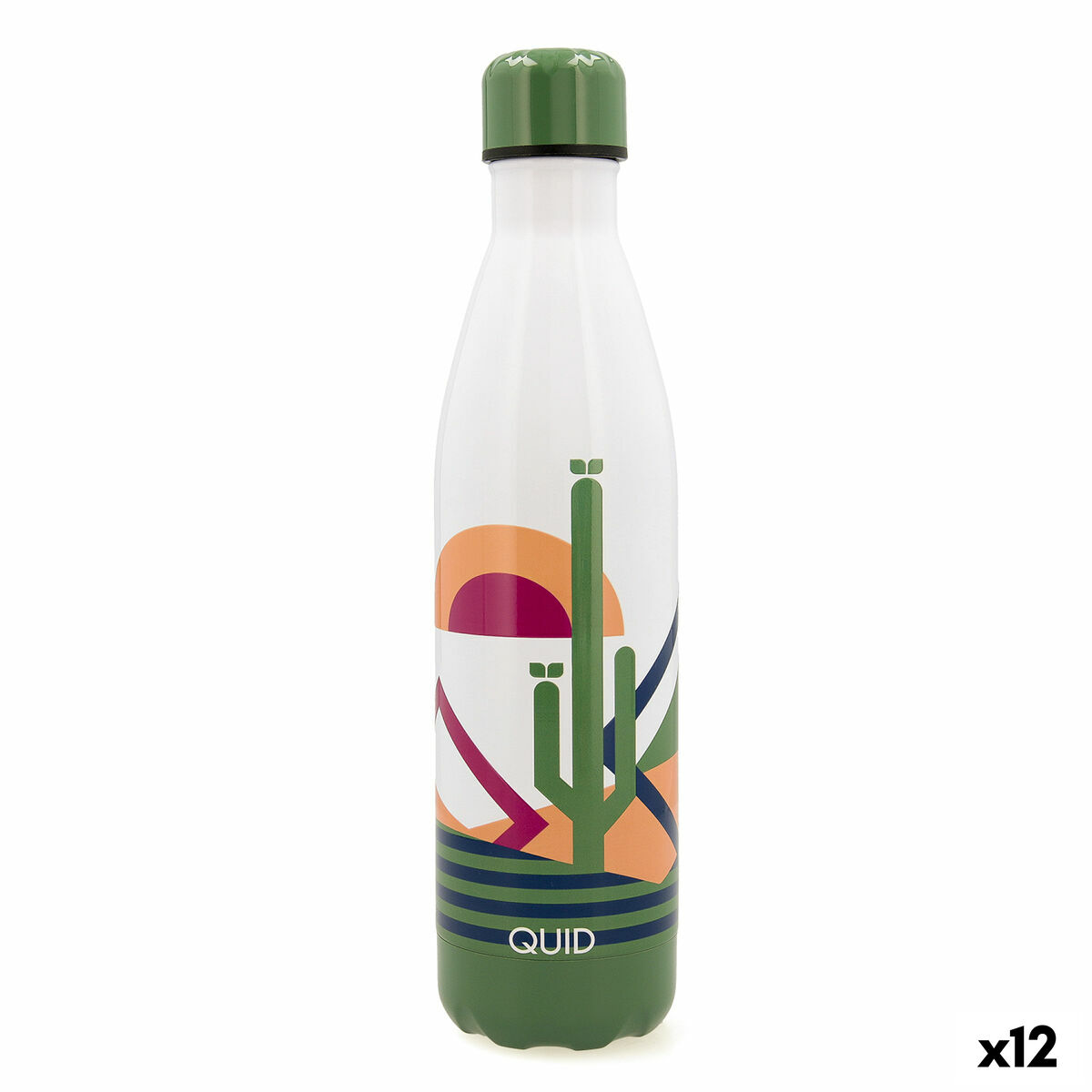 Botella Térmica Quid Dream Verde 750 ml (12 Unidades)