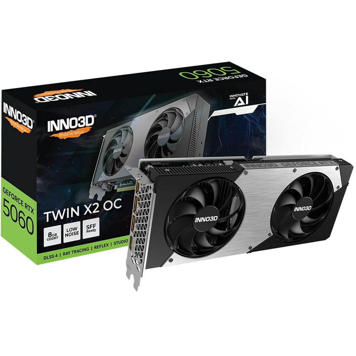 Tarjeta Gráfica INNO3D N50602-08D7X-195070N GEFORCE RTX 5060 8 GB