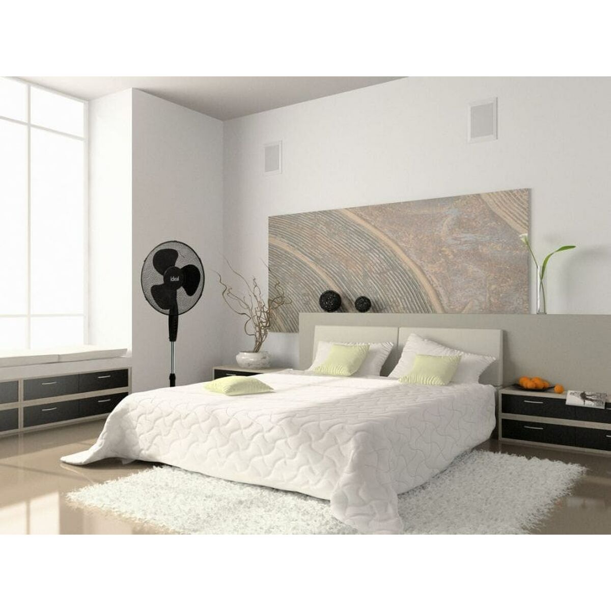 Ventilador de Pie Eldom ID2501 Negro 45 W