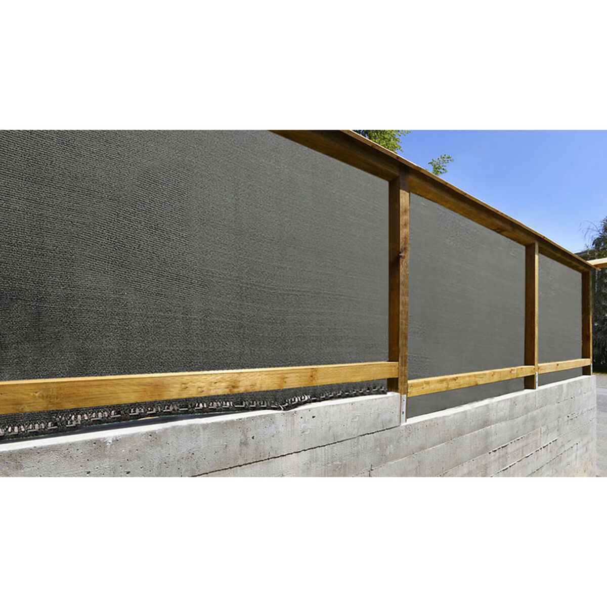 Malla de Ocultación Faura Antracita 2 x 5 m