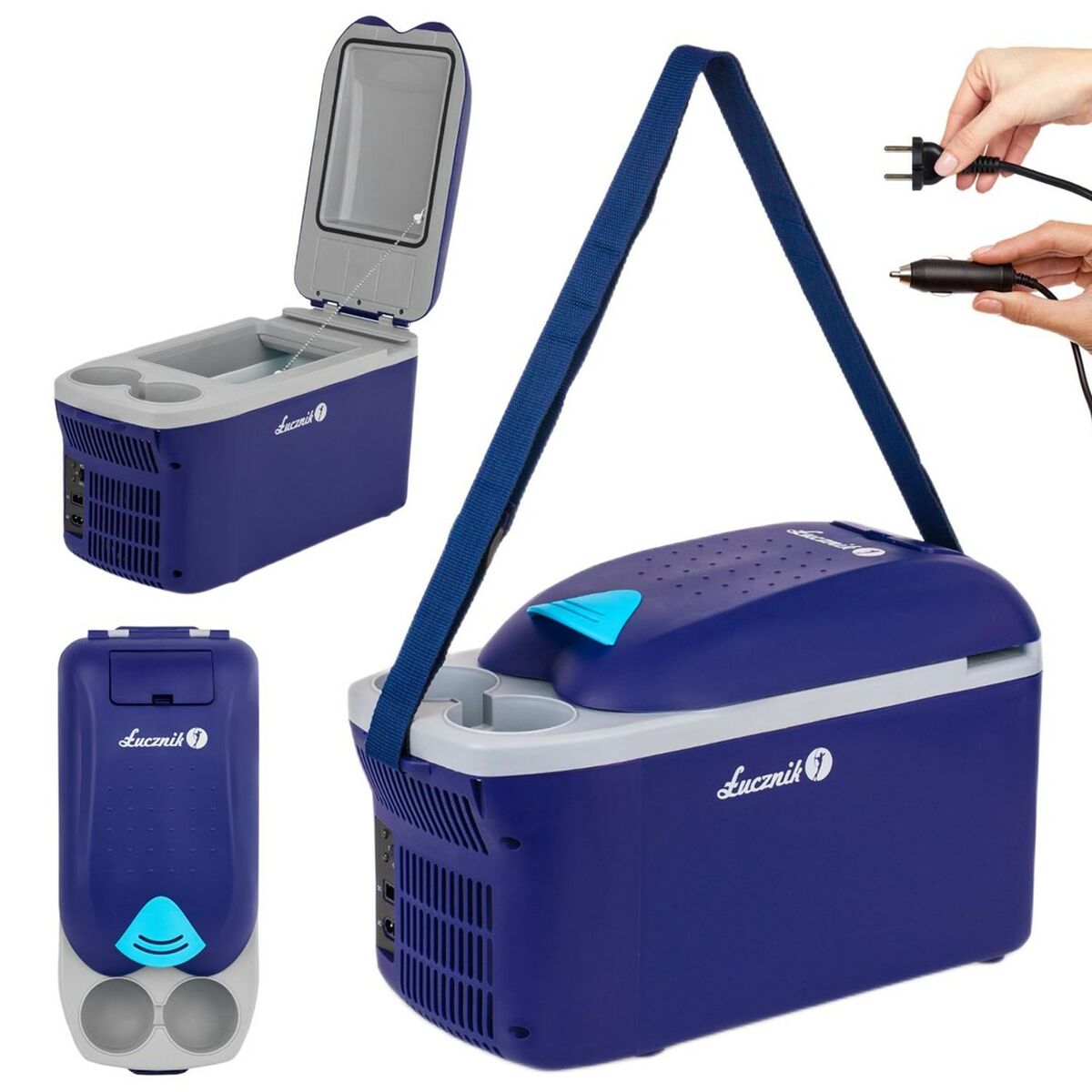 Mini Nevera Łucznik CBX-8 Azul 8 L