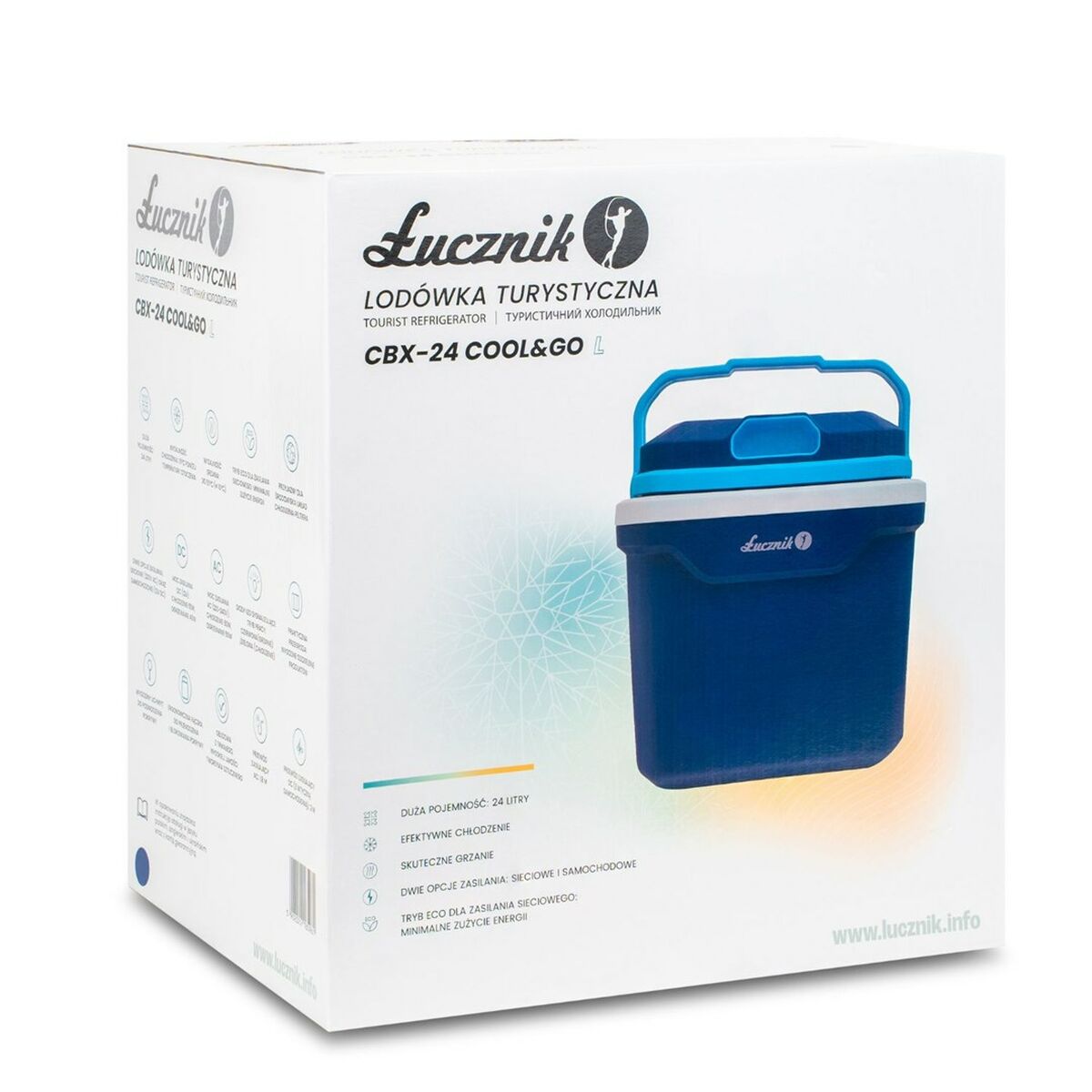 Mini Nevera Łucznik CBX-24 Azul 24 L