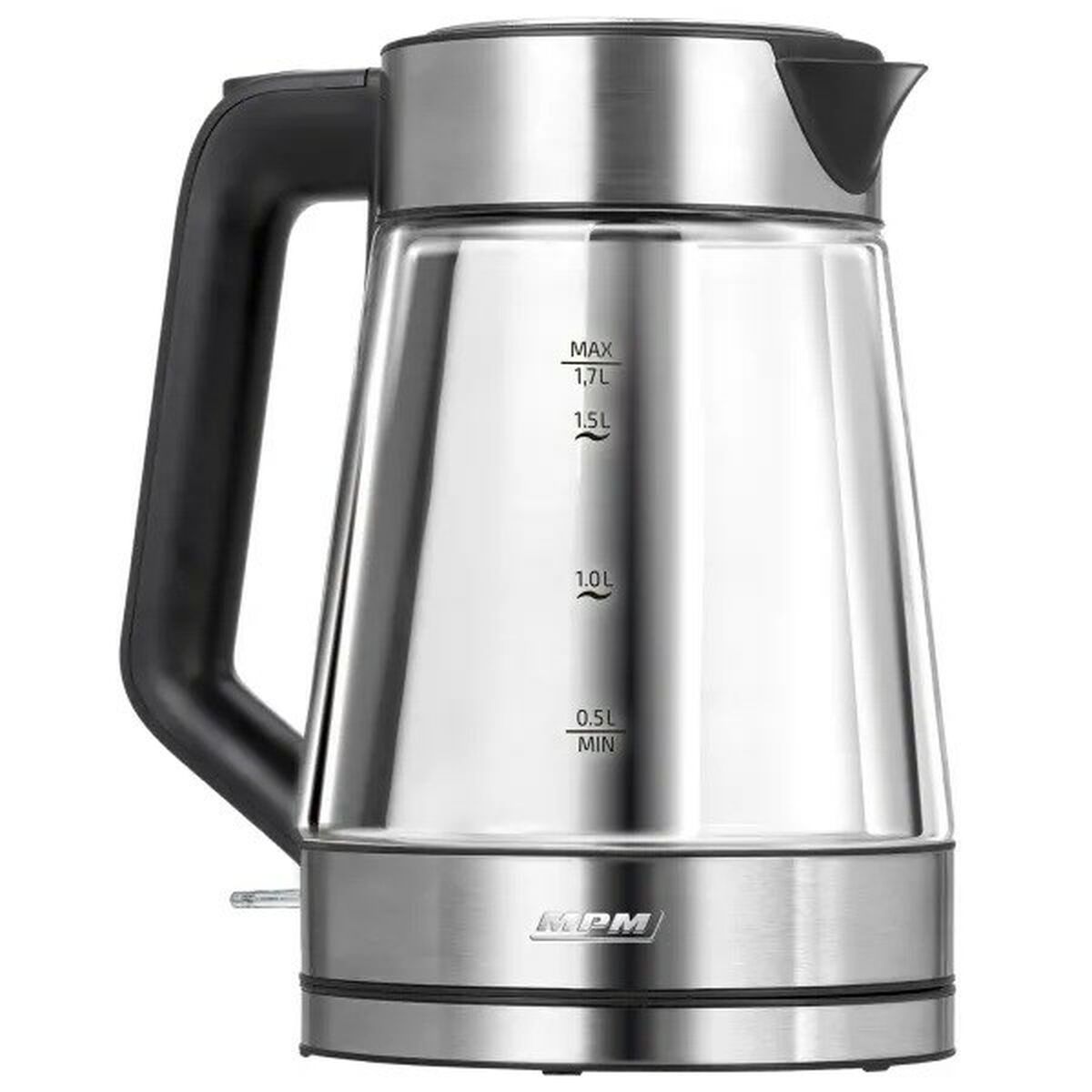 Hervidor Mpm MCZ-122 Negro Gris Vidrio Acero Inoxidable 2200 W 1,7 L