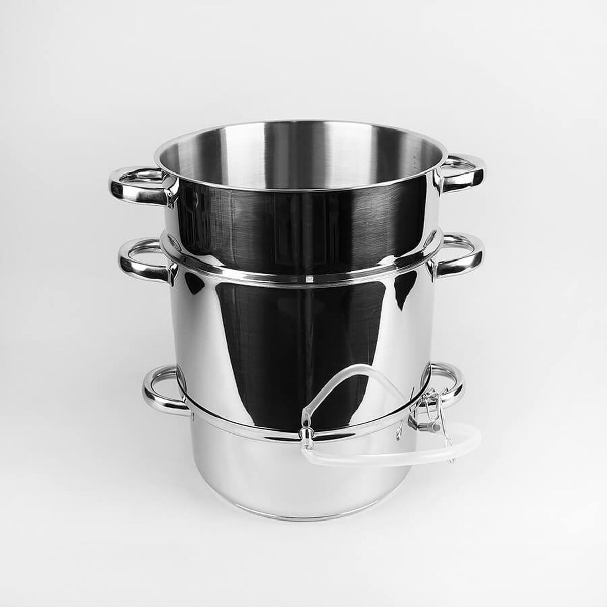 Vaporera con Cacerola Feel Maestro MR-1030 Metal Silicona Acero Inoxidable Vidrio templado Ø 26 cm 8 L 4,5 L