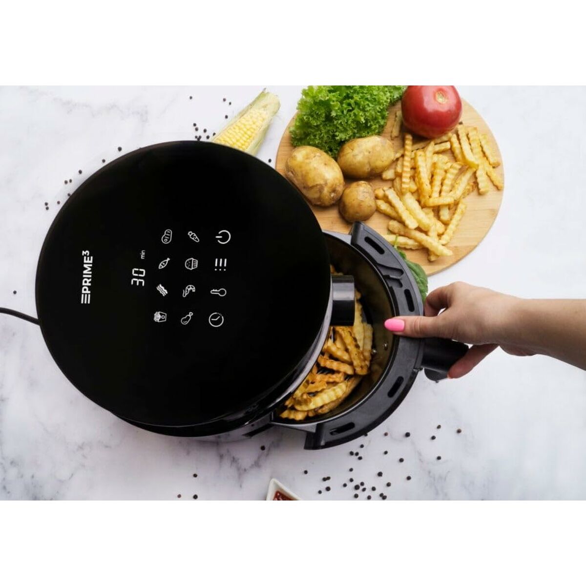 Freidora de Aire Prime3 SAF31 Negro 1200 W 2,5 L