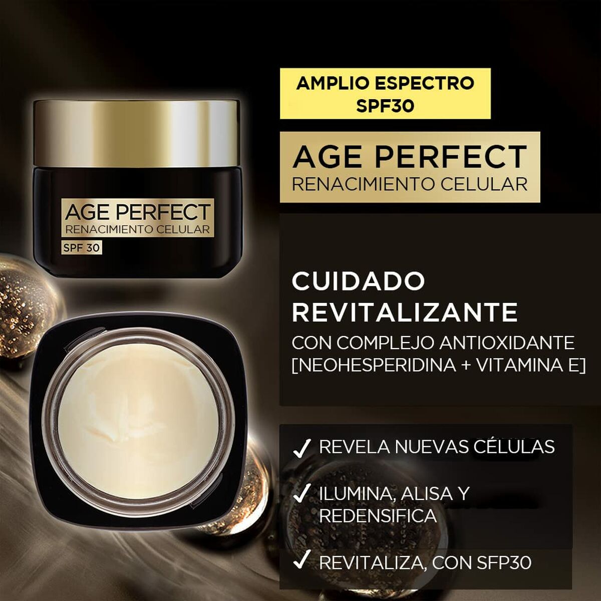 Crema Facial L'Oreal Make Up Age Perfect Cell Renewal Spf 30 50 ml
