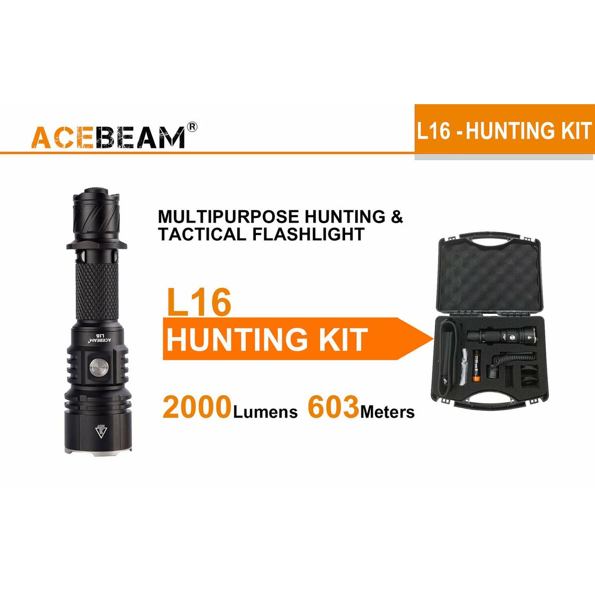 Linterna Acebeam L19 2.0 OSRAM GREEN