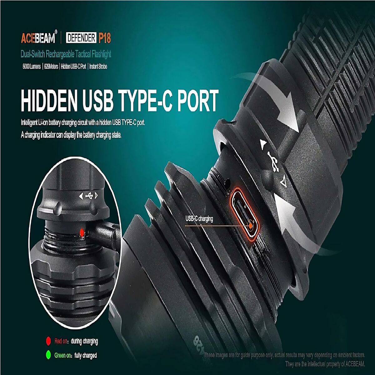 Linterna Acebeam P18