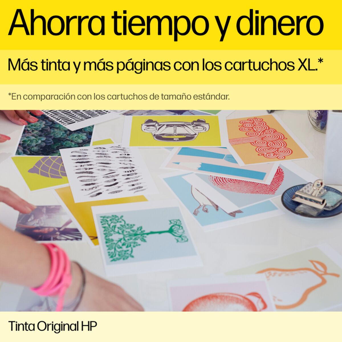 Cartucho de Tinta Original HP T0B29A Amarillo