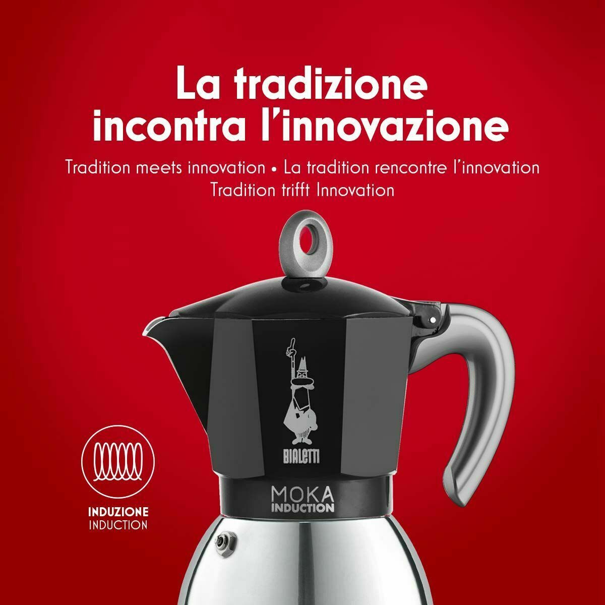 Cafetera Italiana Bialetti 0006936/NP Negro Metal Aluminio