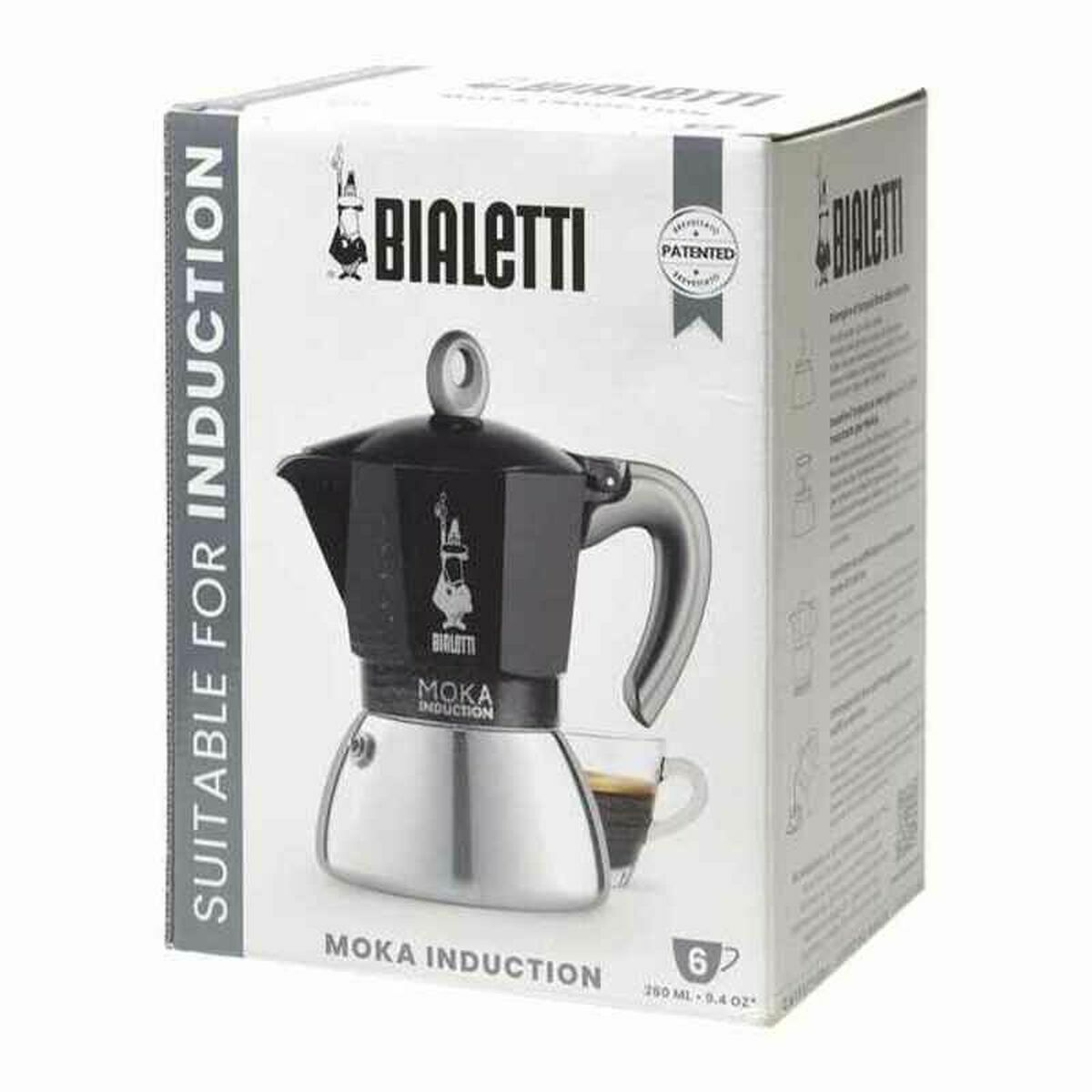 Cafetera Italiana Bialetti 0006936/NP Negro Metal Aluminio