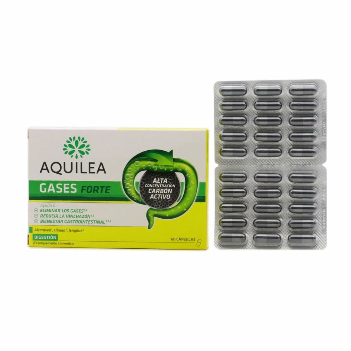 Suplemento digestivo Aquilea AQUILEA GASES 60 unidades