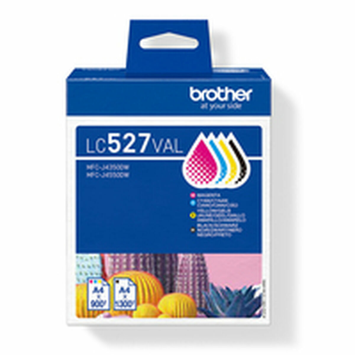 Cartucho de Tinta Original Brother LC527VAL Multicolor (4 Unidades)