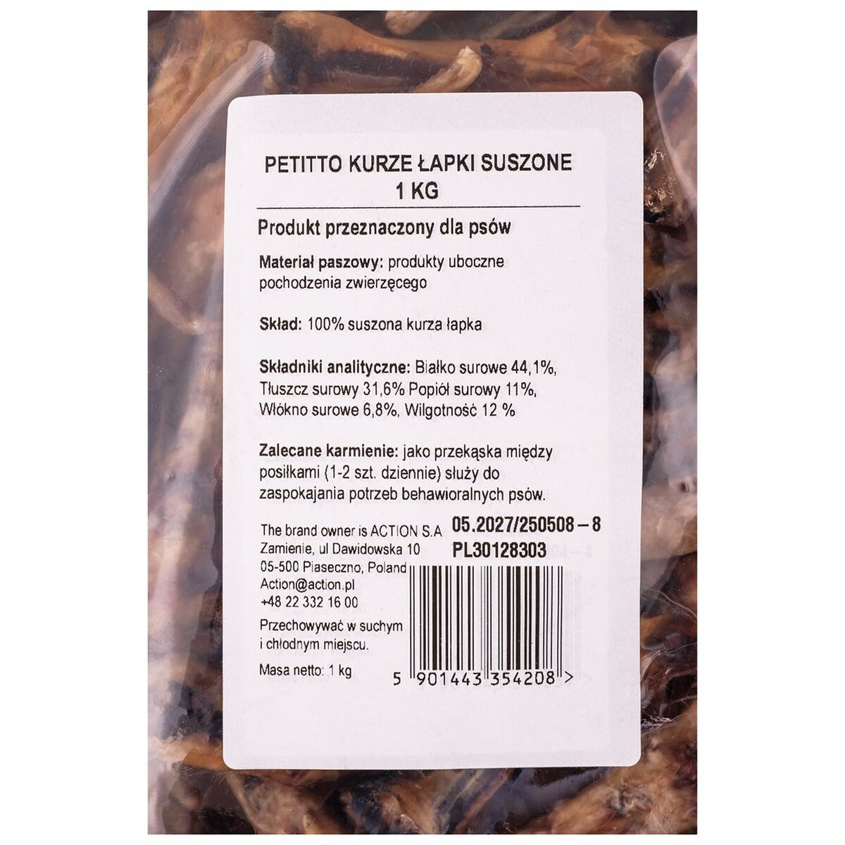 Snack para Perros Petitto Pollo 1 kg