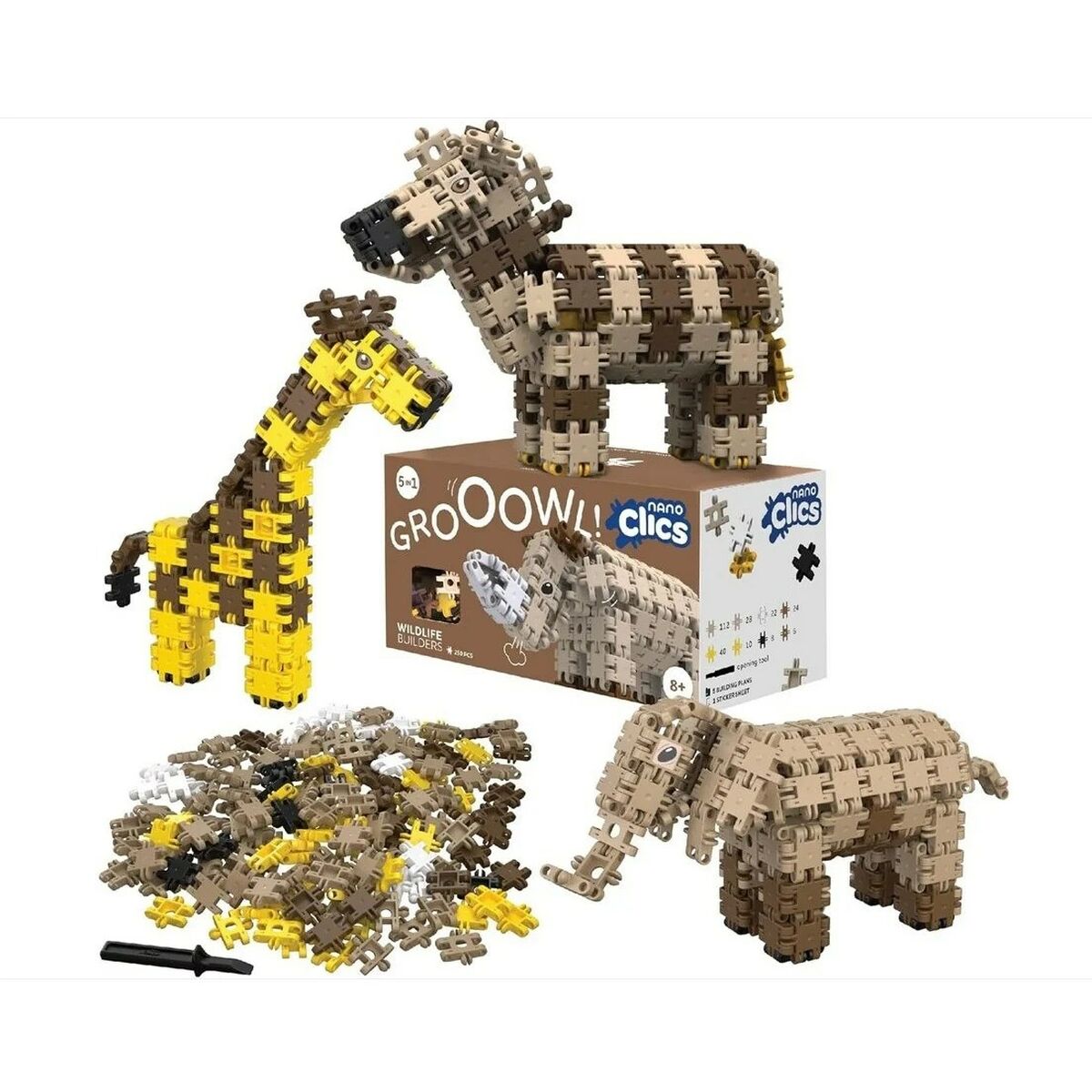 Juego de Construcción Clics NC006 250 Piezas