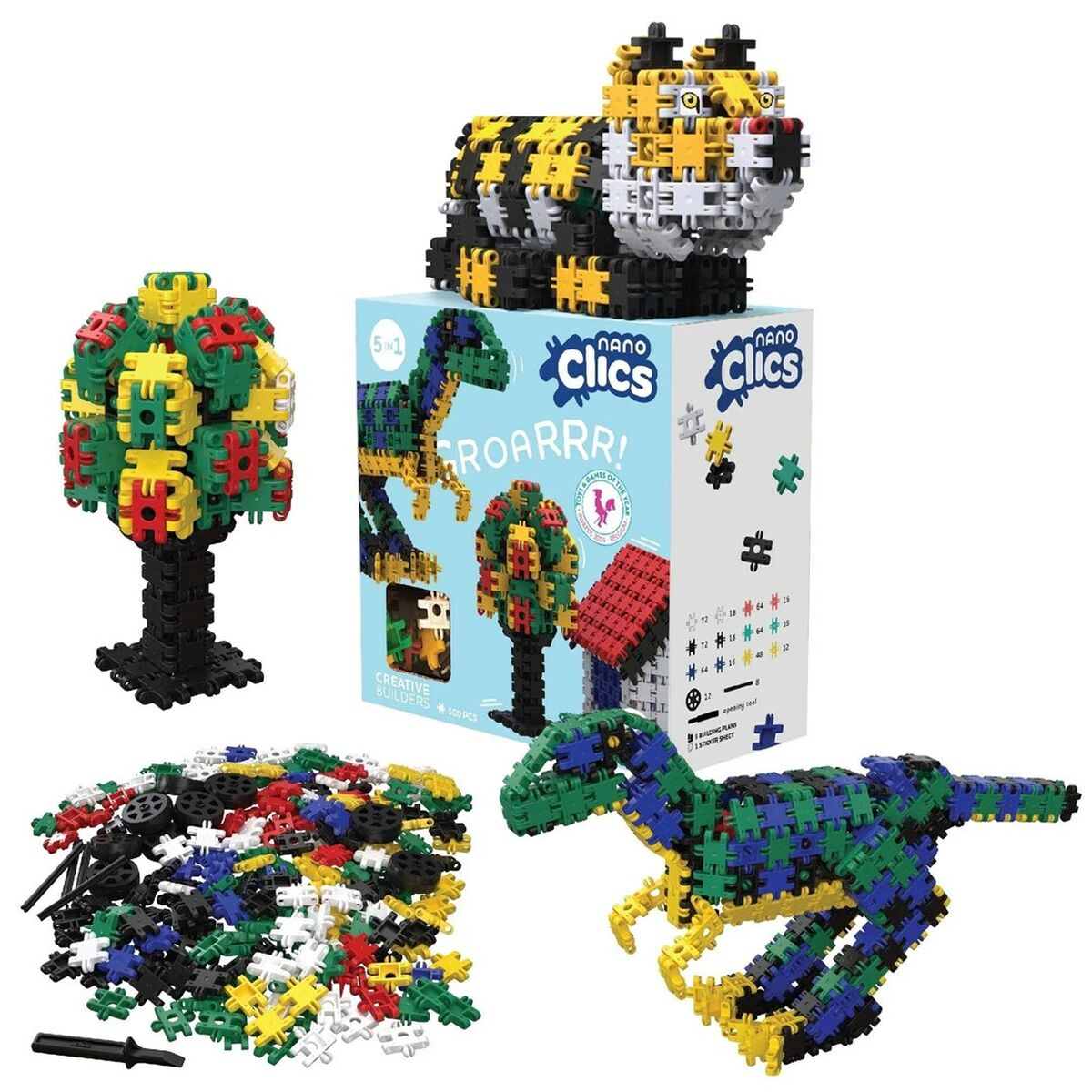 Juego de Construcción Clics NC003 500 Piezas