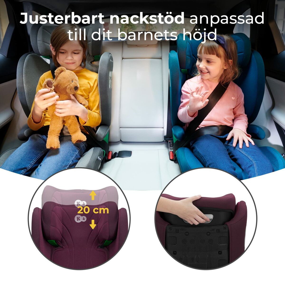 Silla para el Coche Kinderkraft KCJUFI20RED0000 Púrpura