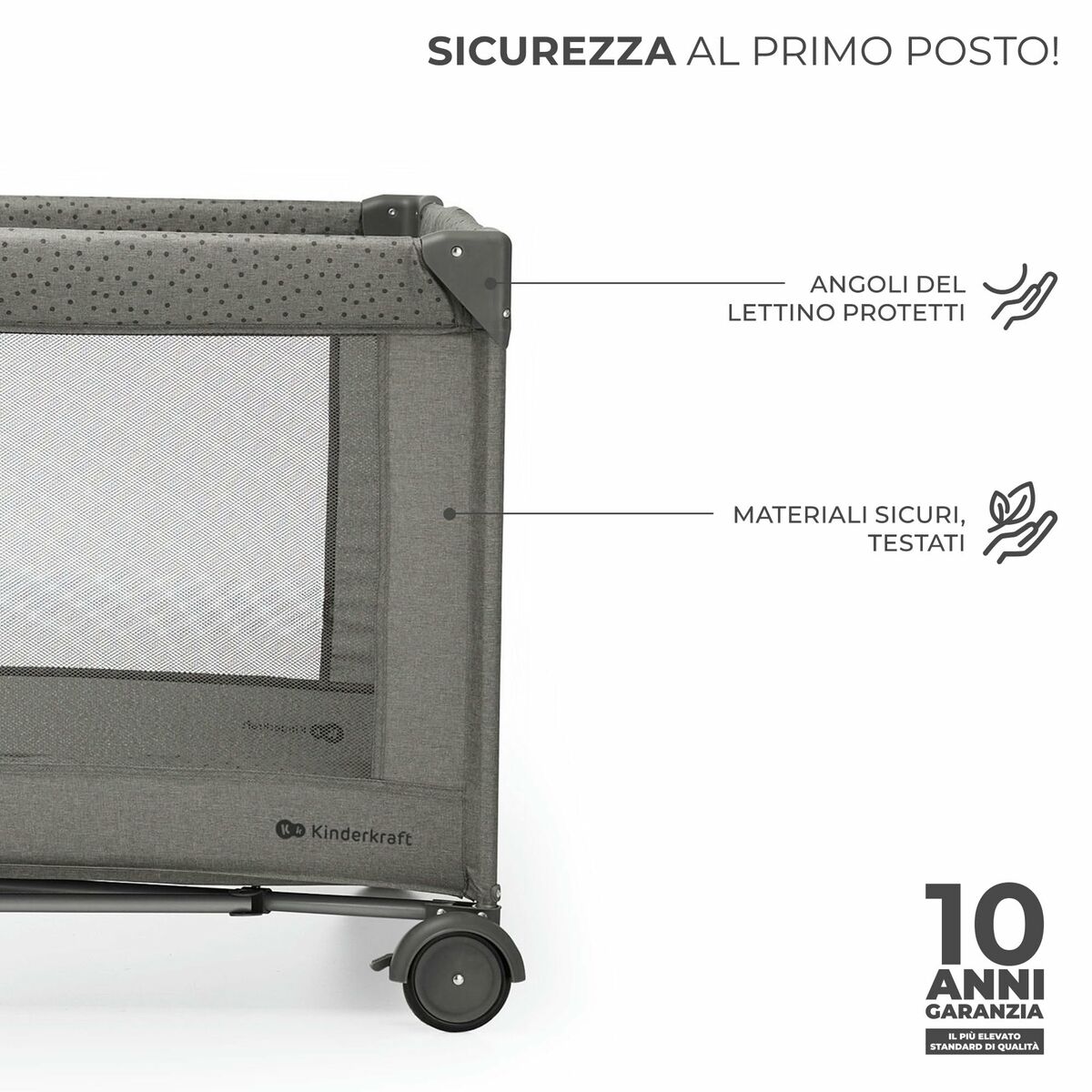 Cuna de Bebé Kinderkraft KLJOY02DGR00000