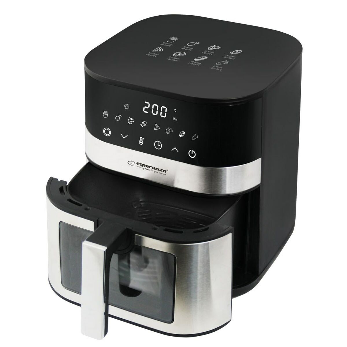 Freidora de Aire Esperanza EKA003 Negro 1400 W 5 L