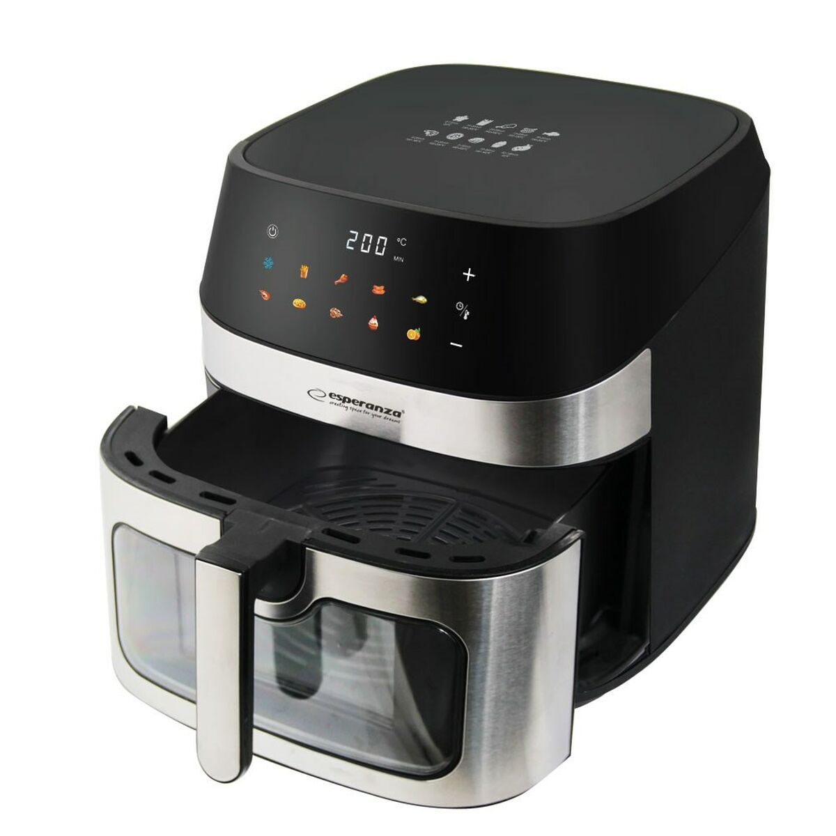 Freidora de Aire Esperanza EKA005 Negro 1600 W 8 L