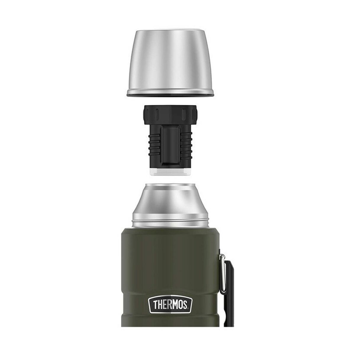 Termo Thermos 170028 Verde Acero Inoxidable 470 ml