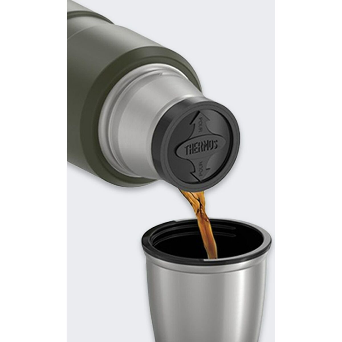 Termo Thermos 170018 Verde Acero Inoxidable 470 ml