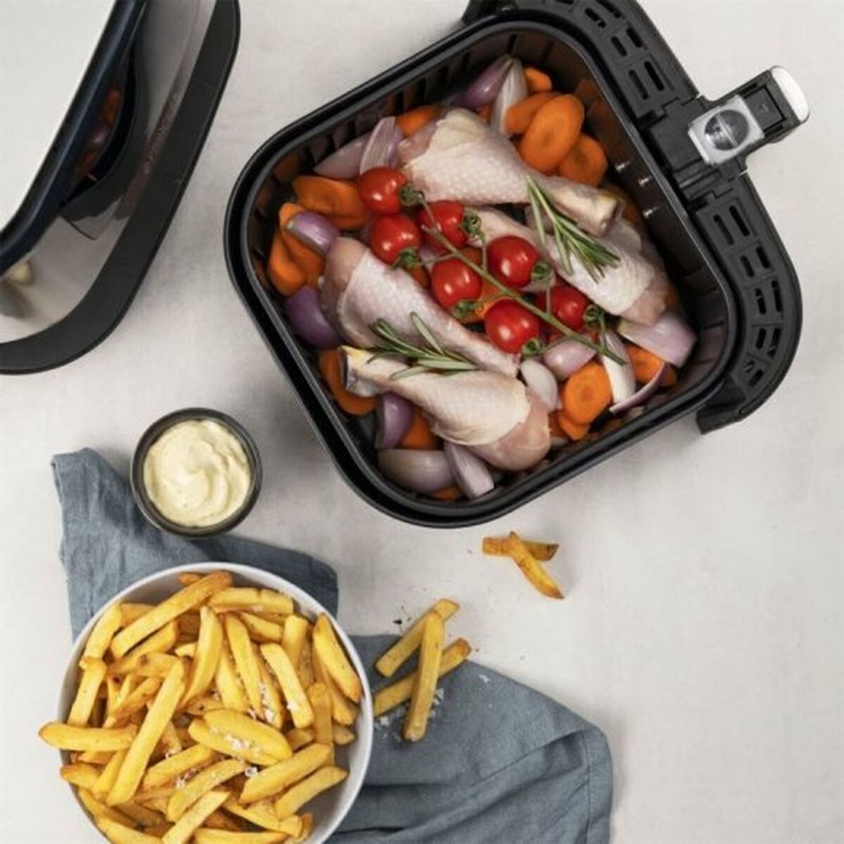 Freidora de Aire Princess 182060 1700 W 5,5 L Plateado