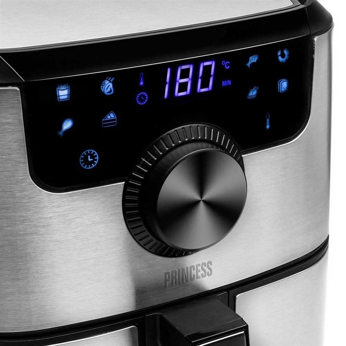 Freidora de Aire Princess 01.182033.01.001 1500 W Negro Plateado 4,5 L
