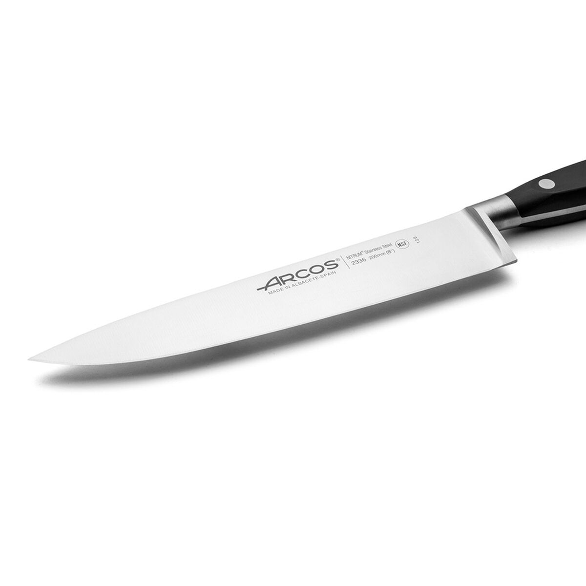 Cuchillo de Cocina Arcos serie riviera Negro Acero 20 cm