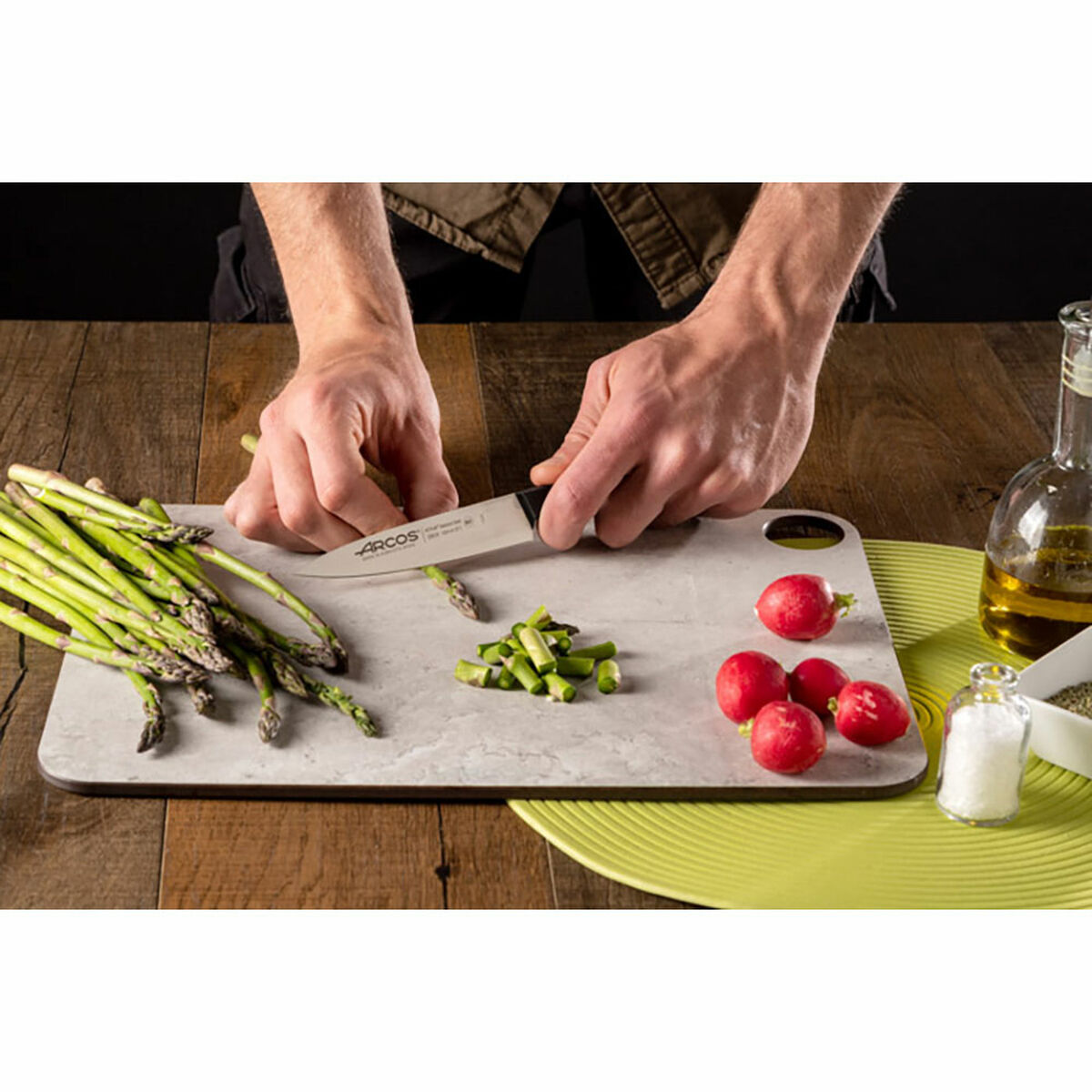 Cuchillo de Cocina Arcos serie universal Negro Acero 12 cm