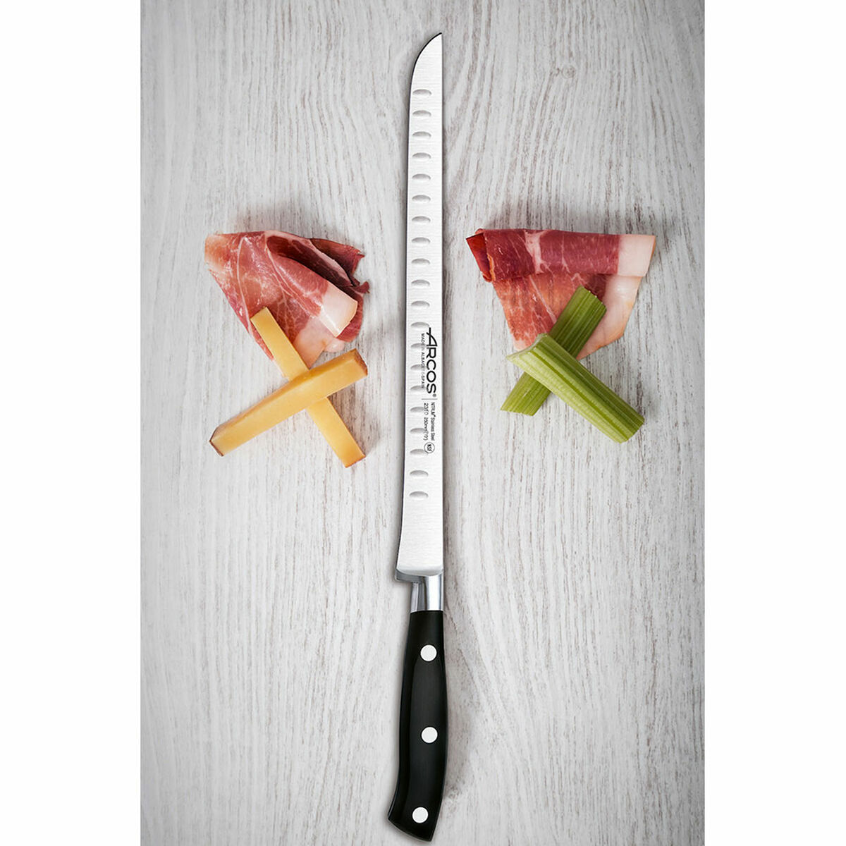 Cuchillo Jamonero Arcos serie riviera Acero 25 cm
