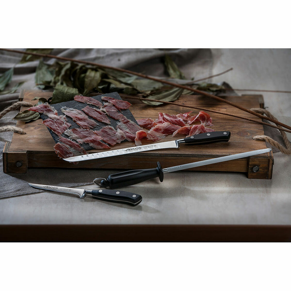 Cuchillo Jamonero Arcos serie riviera Acero 25 cm