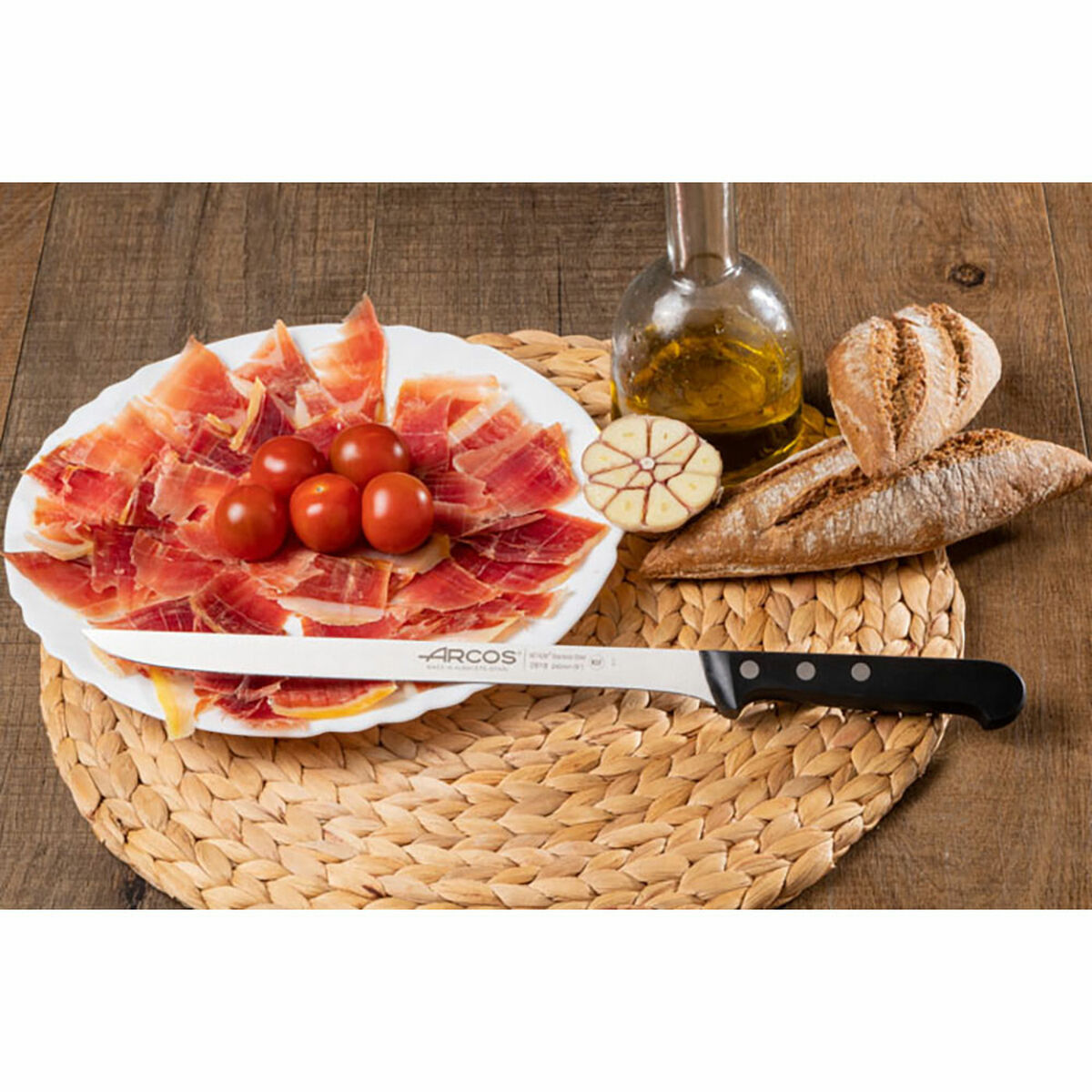 Cuchillo Jamonero Arcos serie universal Acero 24 cm