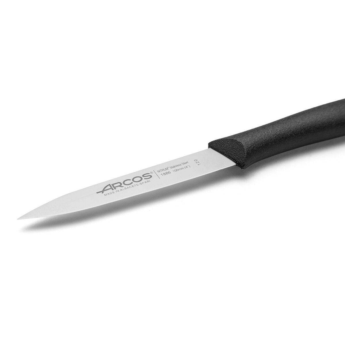 Cuchillo Mondador Arcos serie nova Negro Acero Inoxidable Polipropileno 10 cm
