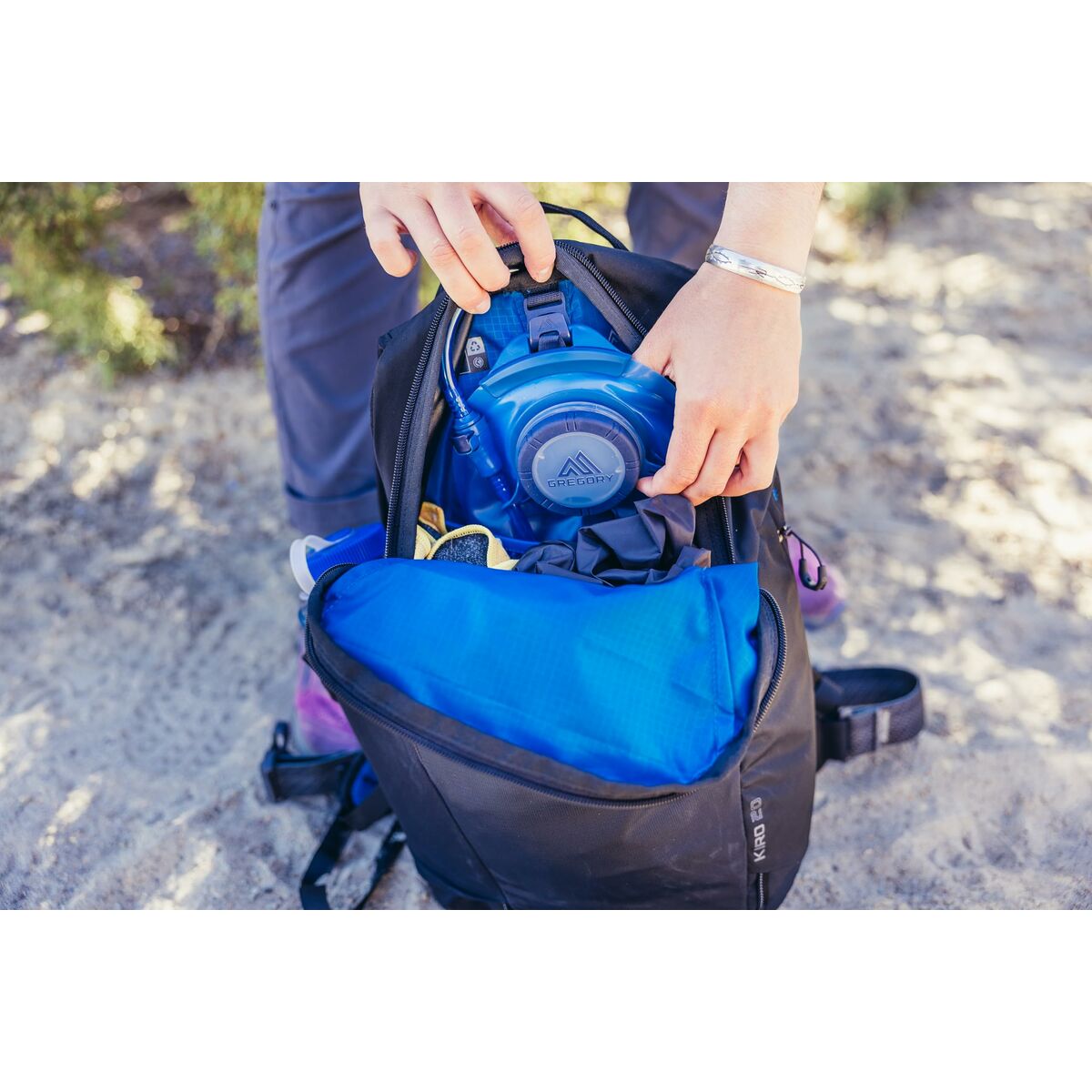 Mochila Deportiva Gregory 153038-A543 Negro 20 L