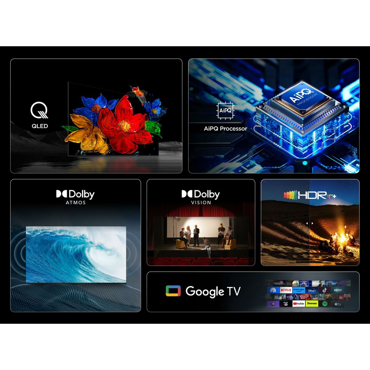 Smart TV TCL 4K Ultra HD 43" QLED