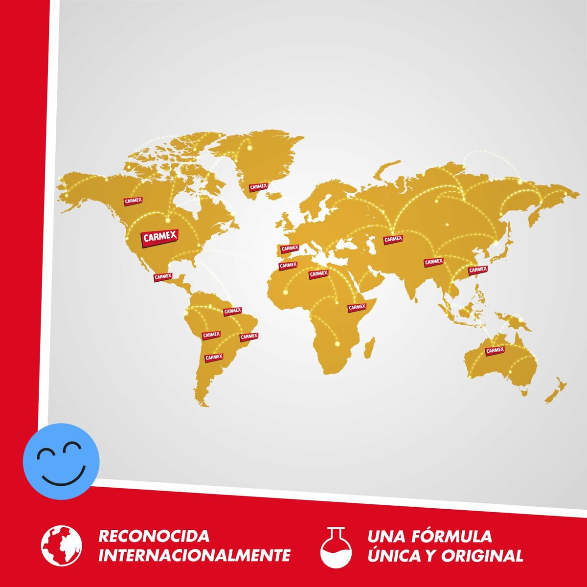 Bálsamo Hidratante Carmex Hi Anti-Age Transparente Frutos rojos Stick Voluminizador labial