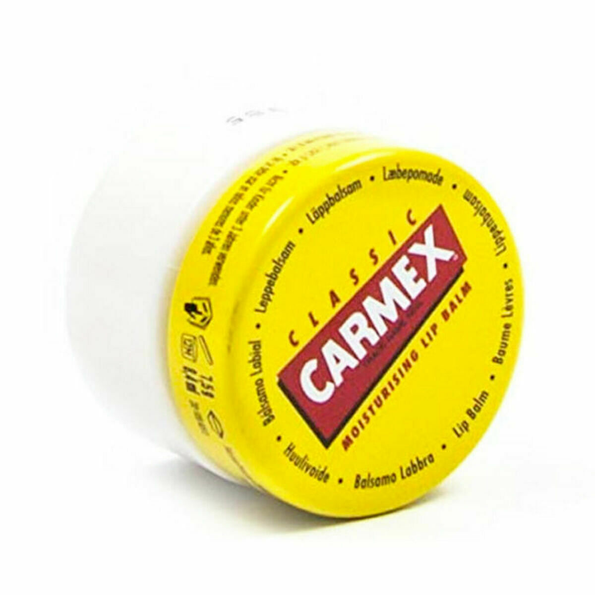 Bálsamo Labial Hidratante Carmex COS 002 BL 8 ml Amarillo