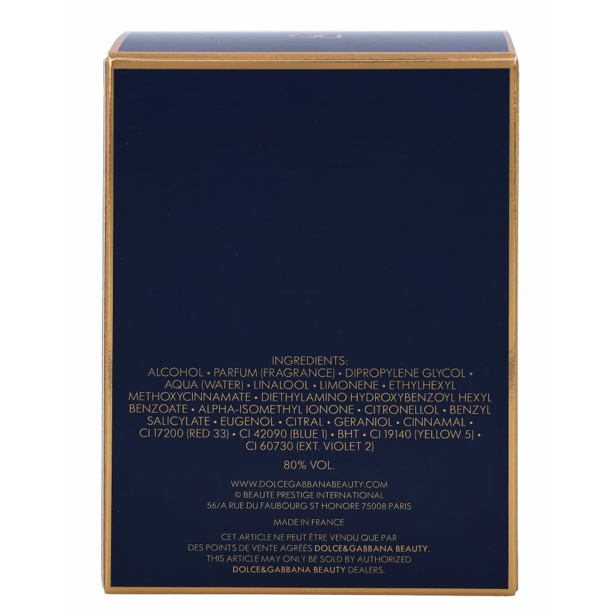 Perfume Hombre D&G I0098940 EDT 50 ml