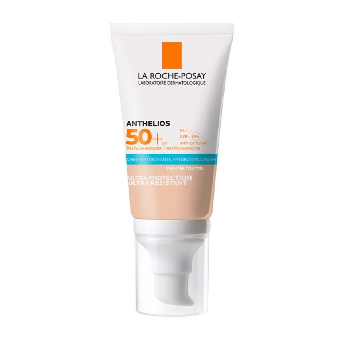 Protector Solar con Color La Roche Posay Anthelios Uvmune 50 ml Blanco Spf 50 Crema Crema Hidratante con Color