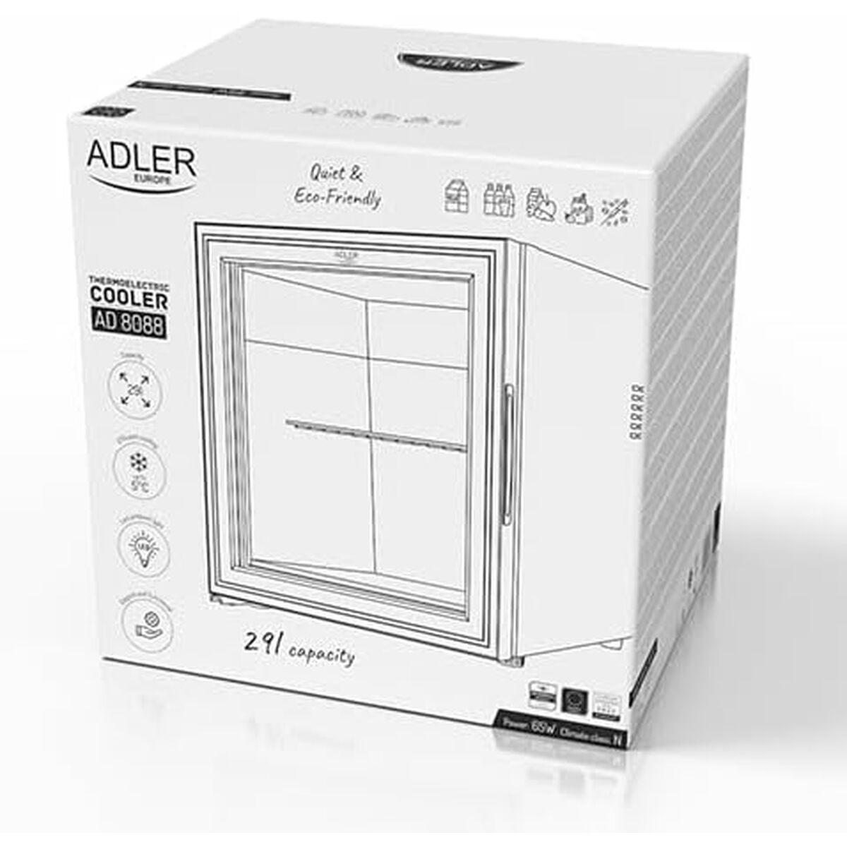 Cable USB Adler AD 8088 Negro