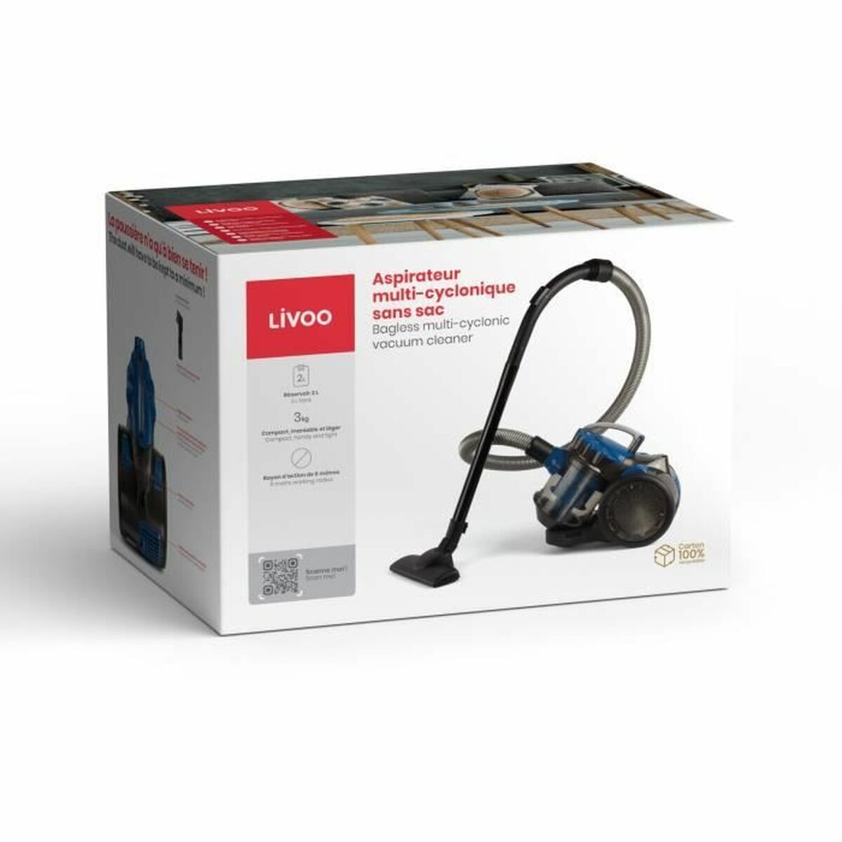 Aspirador Livoo Azul 900 W
