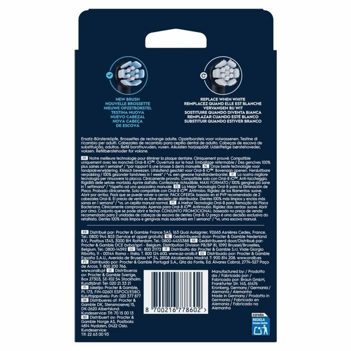 Cabezal de Recambio Oral-B