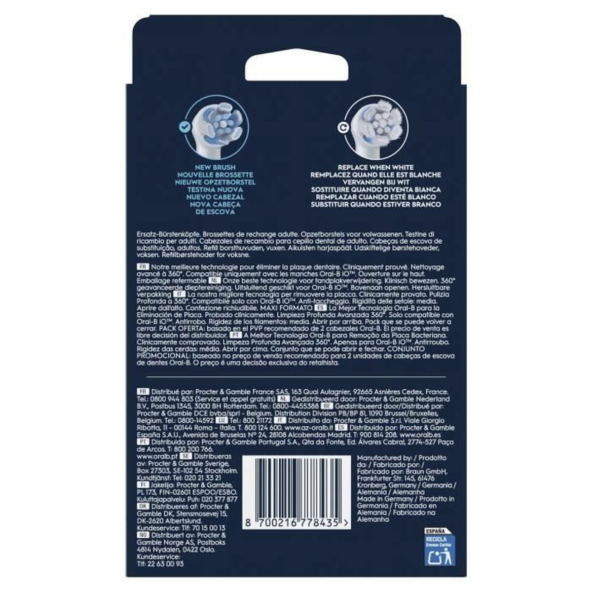 Cabezal de Recambio Oral-B
