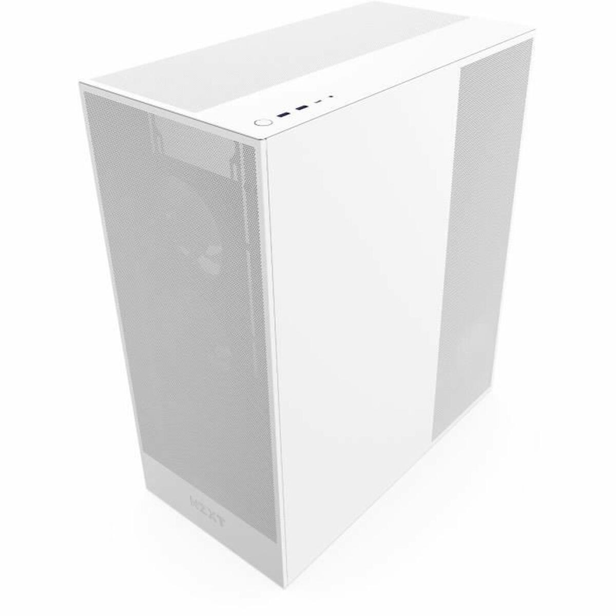 Caja Semitorre ATX NZXT H7 Flow RGB Midi Blanco