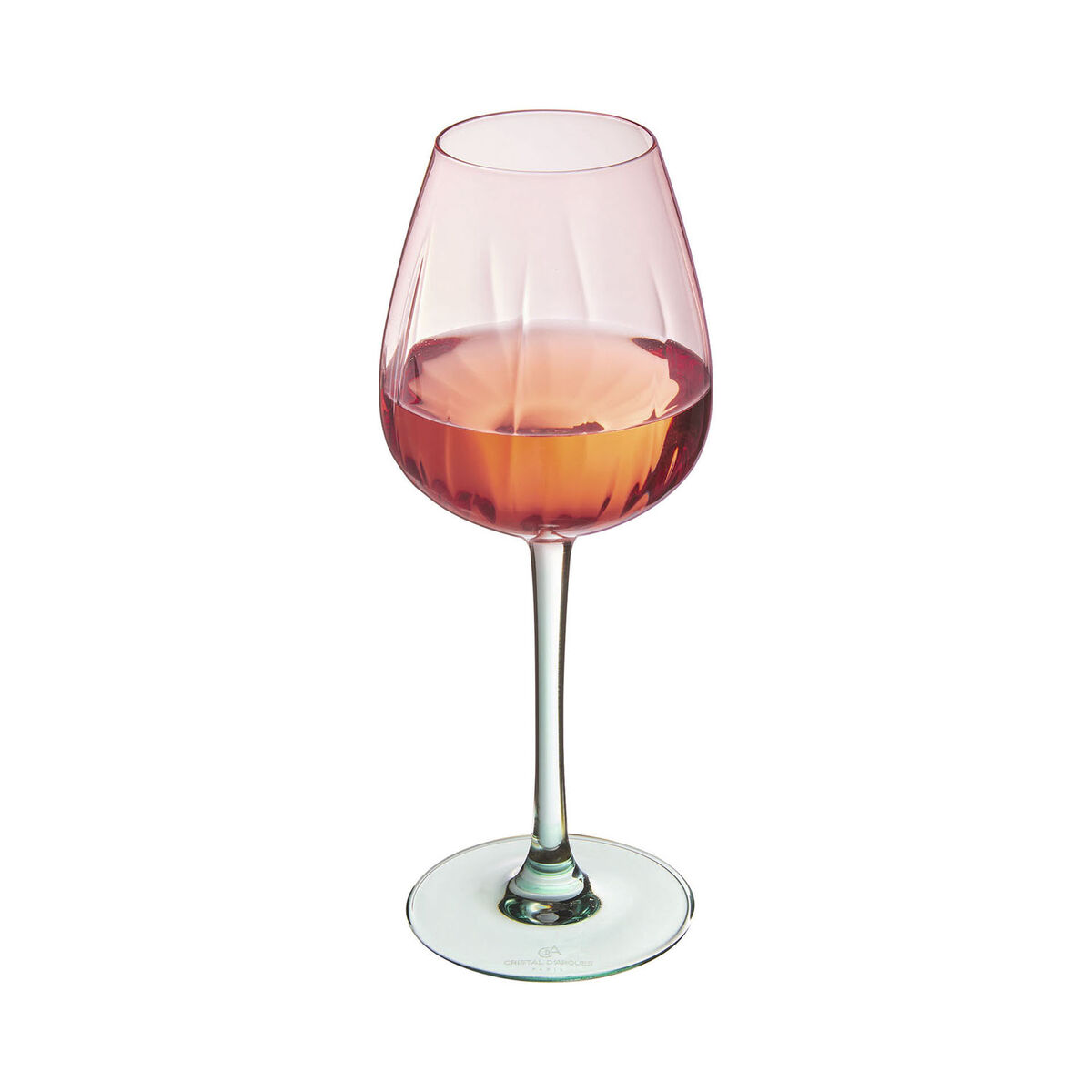 Copa de vino Cristal d’Arques Paris Swirly Spring Rosa Vidrio 470 ml (4 Unidades)