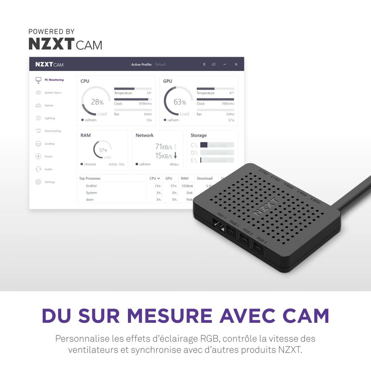 Caja Semitorre ATX NZXT H9 Elite Negro