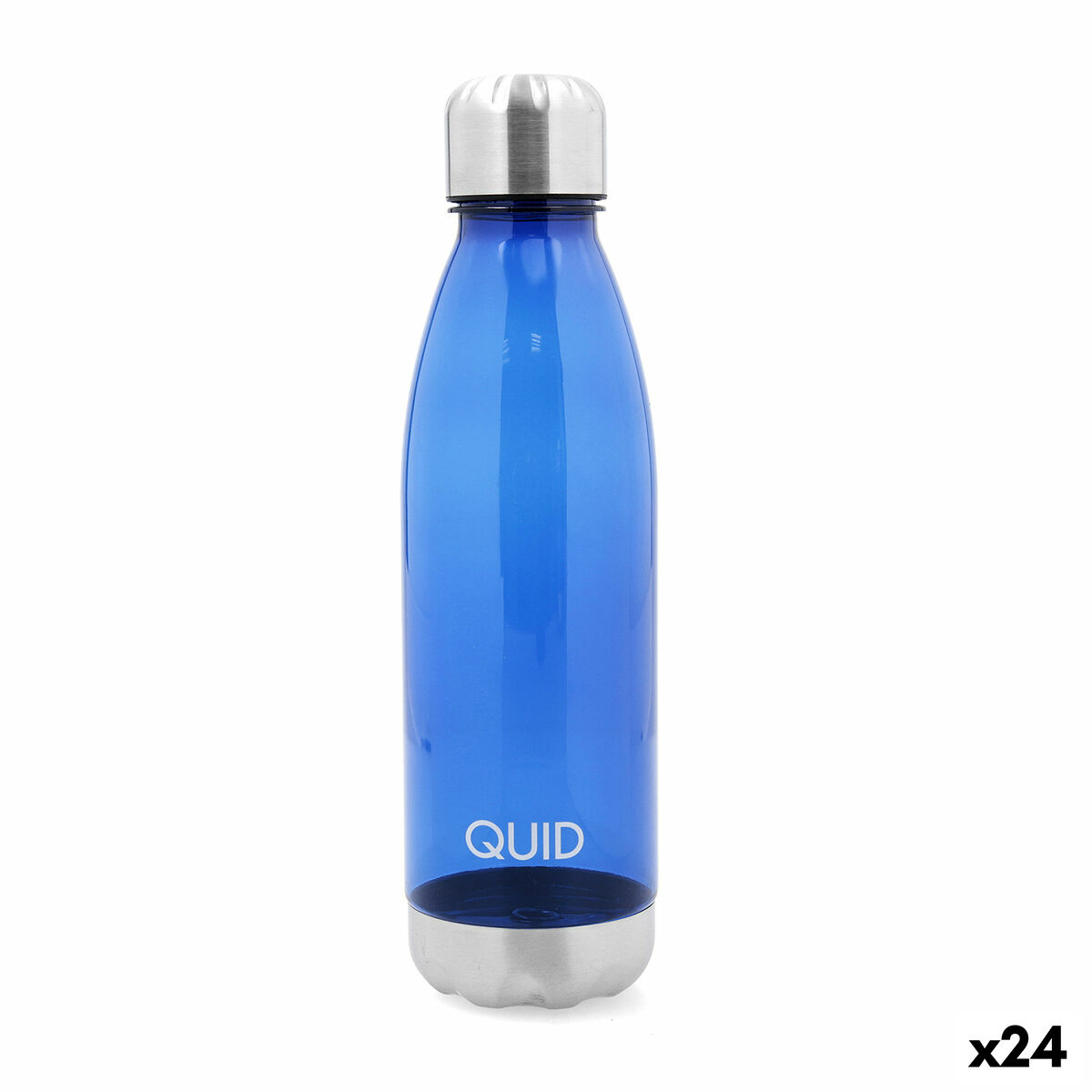 Botella de Agua Quid Sarao Azul Plástico 750 ml (24 Unidades)