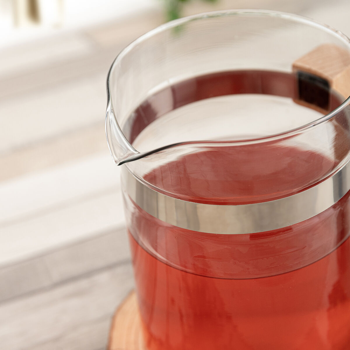 Tetera Quid Tubin Transparente Vidrio 800 ml (12 Unidades)